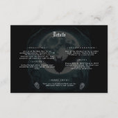 スケルトンスカルダーク結婚ゴシック詳細 エンクロージャーカード (正面)