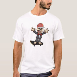 スケルトンスケーター Tシャツ