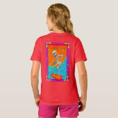 スケルトンスケートボード Tシャツ (裏面フル)