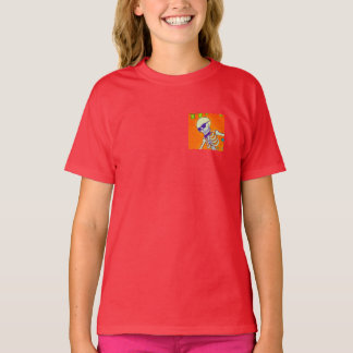 スケルトンスケートボード Tシャツ