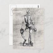 スケルトンスタンドオンスカル ポストカード (正面/裏面)