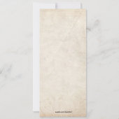 スケルトンスチームパンクハロウィンバチェラーブデイパーティー 招待状 (裏面)