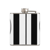 スケルトンストライプのラブカップル結婚ダンス フラスク (裏面)