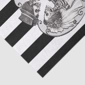 スケルトンストライプのラブカップル結婚ダンス 薄葉紙 (詳細)