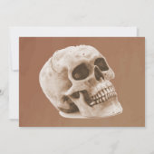 スケルトンスパイダーハロウィーン招待状 招待状 (裏面)