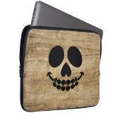 スケルトンスマイル。 ラップトップスリーブ (正面右)