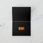 スケルトンダックシュントハロウィーンカード カード (内部)