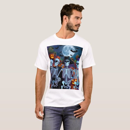 スケルトンダンスオフハロウィーン Tシャツ (正面フル)