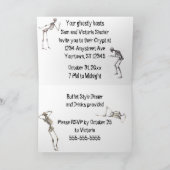 スケルトンダンスハローウィンパーティ招待状 招待状 (内部)