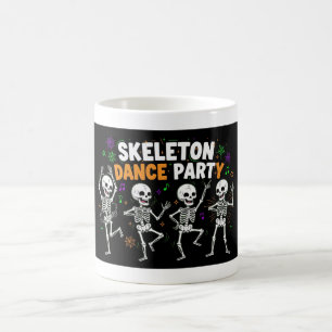 スケルトンダンスパーティーハロウィンおもしろい不気味 コーヒーマグカップ
