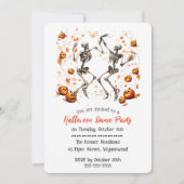 スケルトンダンスパーティー 招待状 (正面)