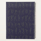 スケルトンダンスプランナー – 紫 プランナー手帳 (裏面)