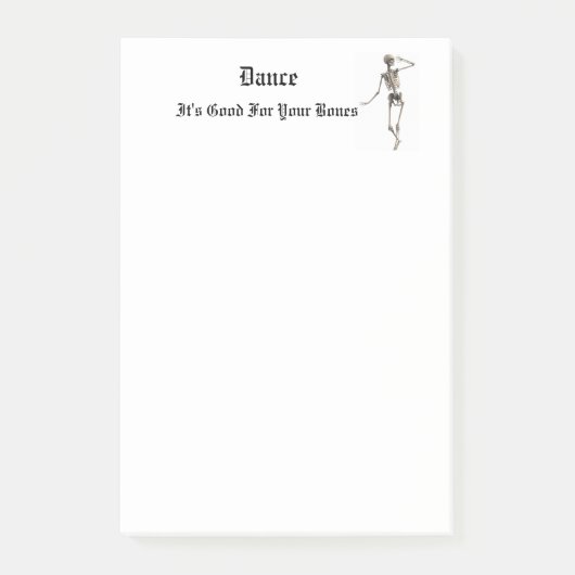 スケルトンダンス ポストイット (正面)