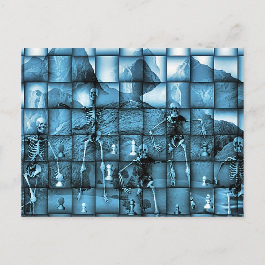 スケルトンチェス ポストカード (正面)