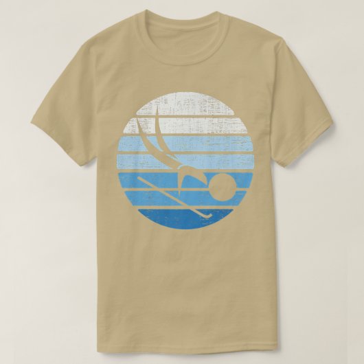 スケルトンチームウィンタースポーツアパレルレトロスケルトン Tシャツ (デザイン正面)
