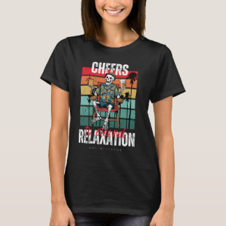 スケルトントロピカルビベスTシャツ Tシャツ
