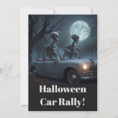 スケルトンドライバー&ナビゲータハロウィーンカーラリー 招待状 (正面)