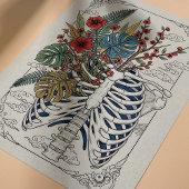 スケルトンハウスプラントラッピングまたはデコページ紙 ラッピングペーパーシート