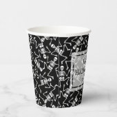 スケルトンハッピーハローウィン 紙コップ (右)