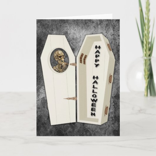 スケルトンハロウィンカード カード (正面)