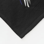 スケルトンハロウィン野球選手 フリースブランケット (角)