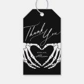 スケルトンハロウィーンベビーシャワーメッセージカード ギフトタグ (正面)