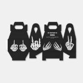 スケルトンハロウィーン誕生日 フェイバーボックス (折り畳みなし)