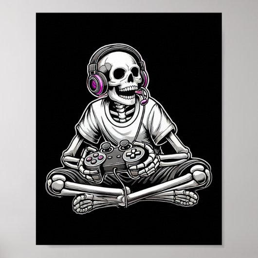 スケルトンハロウィーン ポスター (正面)