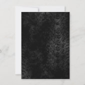 スケルトンハローウィンパーティ招待状 招待状 (裏面)