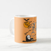 スケルトンハローウィンパーティ コーヒーマグカップ (正面左)