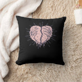 スケルトンハンドとハートクラシック クッション (ブランケット)