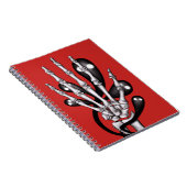 スケルトンハンドと幽霊 ノートブック (右側)