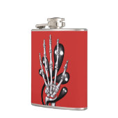 スケルトンハンドと幽霊 フラスク (左)