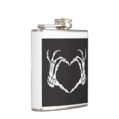 スケルトンハンドによるハートの作成 フラスク (右)