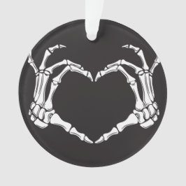 スケルトンハンドによるハートの形状の作成 オーナメント