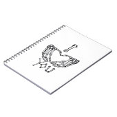 スケルトンハンドによるハート ノートブック (左側)