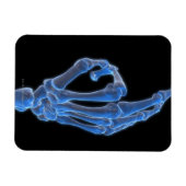 スケルトンハンドジェスチャー マグネット (横)