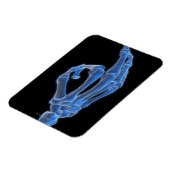 スケルトンハンドジェスチャー マグネット (左側)