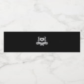 スケルトンハンドデザインクラシック ペットボトルラベル (シングルラベル)