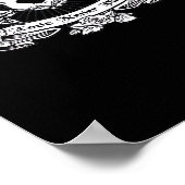 スケルトンハンドデザインクラシック ポスター (角)