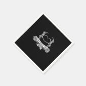 スケルトンハンドデザイン スタンダードカクテルナプキン (角)