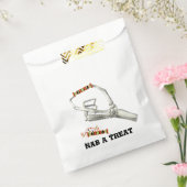 スケルトンハンドハローウィンパーティ処理バッグ フェイバーバッグ (封をした状態)