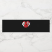 スケルトンハンドハートクラシックトレンド ペットボトルラベル (シングルラベル)