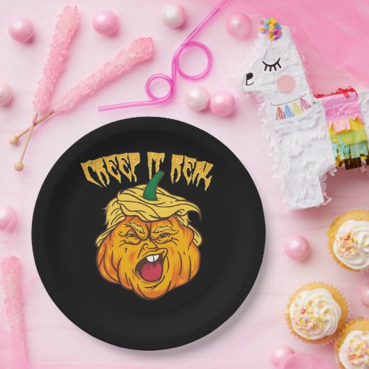 スケルトンハンドハートサインレトロハロウィーンの衣装 ペーパープレート (パーティー)