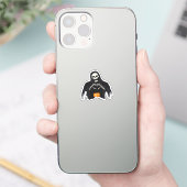 スケルトンハンドハートフォロワクラシックー シール (スマートフォン)