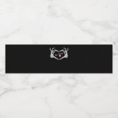 スケルトンハンドハートブシーズンクラシック ペットボトルラベル (シングルラベル)