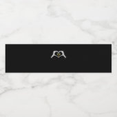 スケルトンハンドハートマラカスCinco De Mayoメキシコ ペットボトルラベル (シングルラベル)