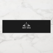 スケルトンハンドハート – 面白いハロウィーン ペットボトルラベル (シングルラベル)