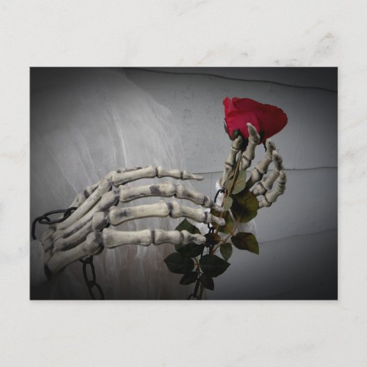 スケルトンハンドバラ ポストカード (正面)