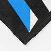 スケルトンハンドピースラブクロックスファミリークリスマスパジャマ フリースブランケット (角)